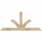Ekena Millwork Richland Rough Sawn Timber Gable Bracket, Douglas Fir, 60"W x 27"H x 2"D x 4"F, 11/12 Pitch GBW060X27X0204RIC00RDF - alternate 1